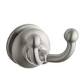 Product Image of Fairfax Double Robe Hook (Vibrant Brushed Nickel), K-12153-BN