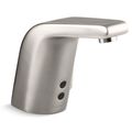 Product Image of Sculpted Touchless 1-Hole Bathroom Faucet w/ Insight Sensor Technology And Temperature Mixer, Ac-powered, 0.5 GPM (Vibrant Stainless), K-13462-VS