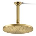 Product Image of Contemporary Round 8" 1-Function Rainhead, 2.5 GPM (Vibrant Brushed Moderne Brass), K-13688-2MB