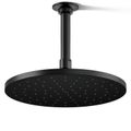 Product Image of Contemporary Round 10" 1-Function Rainhead, 2.5 GPM (Matte Black), K-13689-BL