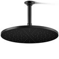 Product Image of Contemporary Round 12" 1-Function Rainhead, 2.5 GPM (Matte Black), K-13690-BL