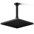 Product Image of Contemporary Square 8" 1-Function Rainhead, 2.5 GPM (Matte Black), K-13695-BL