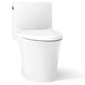 Product Image of Veil One-piece Elongated Toilet w/ Skirted Trapway, Dual-flush (White), K-1381-0