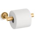 Product Image of Purist Pivoting Toilet Paper Holder (Vibrant Brushed Moderne Brass), K-14377-2MB