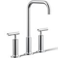 Product Image of Purist Widespread Bathroom Sink Faucet w/ Lever Handles, 1.2 GPM (Polished Chrome), K-14408-4-CP