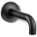 Product Image of Purist Wall Mount Bath Spout (Matte Black), K-14427-BL