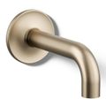 Product Image of Purist Wall Mount Bath Spout (Vibrant Brushed Bronze), K-14427-BV