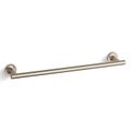 Product Image of Purist 18" Towel Bar (Vibrant Brushed Bronze), K-14435-BV