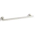 Product Image of Purist 18" Towel Bar (Vibrant Polished Nickel), K-14435-SN