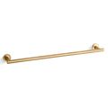 Product Image of Purist 24" Towel Bar (Vibrant Brushed Moderne Brass), K-14436-2MB