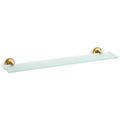 Product Image of Purist Glass Shelf (Vibrant Brushed Moderne Brass), K-14440-2MB