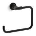 Product Image of Purist Towel Ring (Matte Black), K-14441-BL