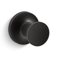 Product Image of Purist Robe Hook (Matte Black), K-14443-BL