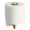 Product Image of Purist Vertical Toilet Paper Holder (Vibrant Brushed Moderne Brass), K-14444-2MB