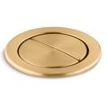 Product Image of Persuade Dual-flush Actuator (Vibrant Brushed Moderne Brass), K-186-2MB