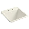 Product Image of Park Falls 21 X 22 Dual-Mnt Sink 2 Hole (Biscuit), K-19022-2-96