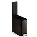 Product Image of 2.5-gallon Slim Step Trash Can (Black Stainless), K-20957-BST