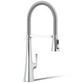 Product Image of Graze Semi-professional Kitchen Faucet w/ 3-Function Sprayhead (Polished Chrome), K-22060-CP