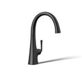 Product Image of Graze Single-handle Bar Sink Faucet (Matte Black), K-22065-BL