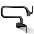 Product Image of Graze Wall Mount Pot Filler (Matte Black), K-22066-BL
