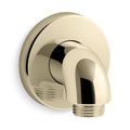 Product Image of Purist Stillness Wall Mount Supply Elbow w/ Check Valve (Vibrant French Gold), K-22172-AF