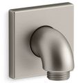 Product Image of Loure Wall Mount Supply Elbow w/ Check Valve (Vibrant Brushed Nickel), K-22175-BN