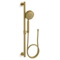 Product Image of Purist 30" Four-function Handshower Kit, 1.75 GPM (Vibrant Brushed Moderne Brass), K-22178-G-2MB