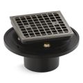 Product Image of Clearflo Square Brass Tile-in Shower Drain (Vibrant Brushed Nickel), K-22673-BN