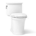 Product Image of Harken One-piece Compact Elongated Toilet w/ Skirted Trapway, 1.28 GPF (White), K-22695-0