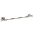 Product Image of Parallel 18" Towel Bar (Vibrant Brushed Nickel), K-23524-BN