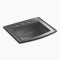 Product Image of Archer Lavatory Self Rimming 8 Cc (Thunder Grey), K-2356-8-58