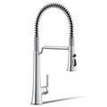 Product Image of Tone Semi-professional Pull-down Kitchen Faucet w/ 3-Function Sprayhead (Polished Chrome), K-23765-CP
