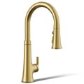 Product Image of Tone Touchless Pull-down Kitchen Faucet w/ 3-Function Sprayhead (Vibrant Brushed Moderne Brass), K-23766-2MB