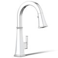 Product Image of Riff Pull-down Kitchen Faucet w/ 3-Function Sprayhead (Polished Chrome), K-23830-CP