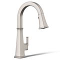 Product Image of Riff Pull-down Kitchen Faucet w/ 3-Function Sprayhead (Vibrant Stainless), K-23830-VS
