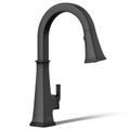 Product Image of Riff Touchless Pull-down Kitchen Faucet w/ 3-Function Sprayhead (Matte Black), K-23832-BL