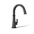 Product Image of Riff Single-handle Bar Sink Faucet (Matte Black), K-23833-BL