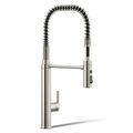 Product Image of Purist Semi-professional Kitchen Faucet w/ 3-Function Sprayhead (Vibrant Polished Nickel), K-24982-SN