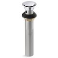 Product Image of Clicker Drain w/ Overflow (Polished Chrome), K-25322-CP