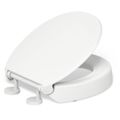 Product Image of Hyten Elevated Quiet-close Round-front Toilet Seat (White), K-25876-0