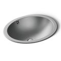 Product Image of Bachata 20" Oval Drop-in/undermount Bathroom Sink (Satin), K-2609-SU-NA