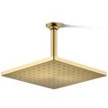 Product Image of Honesty 10" 1-Function Rainhead, 2.5 GPM (Vibrant Brushed Moderne Brass), K-26149-2MB