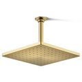 Product Image of Honesty 10" 1-Function Rainhead, 1.75 GPM (Vibrant Brushed Moderne Brass), K-26149-G-2MB