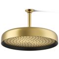 Product Image of Statement Round 14" 1-Function Rainhead, 2.5 GPM (Vibrant Brushed Moderne Brass), K-26292-2MB