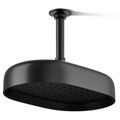 Product Image of Statement Oblong 12" 1-Function Rainhead, 2.5 GPM (Matte Black), K-26293-BL