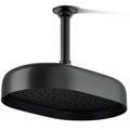 Product Image of Statement Oblong 12" 1-Function Rainhead, 1.75 GPM (Matte Black), K-26293-G-BL