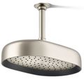 Product Image of Statement Oblong 12" 1-Function Rainhead, 1.75 GPM (Vibrant Brushed Nickel), K-26293-G-BN