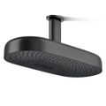 Product Image of Statement Oblong 18" 2-Function Rainhead, 2.5 GPM (Matte Black), K-26297-BL
