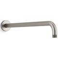 Product Image of Statement 19" Wall Mount 1-Function Rainhead Arm And Flange (Vibrant Brushed Nickel), K-26307-BN