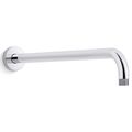 Product Image of Statement 19" Wall Mount 1-Function Rainhead Arm And Flange (Polished Chrome), K-26307-CP
